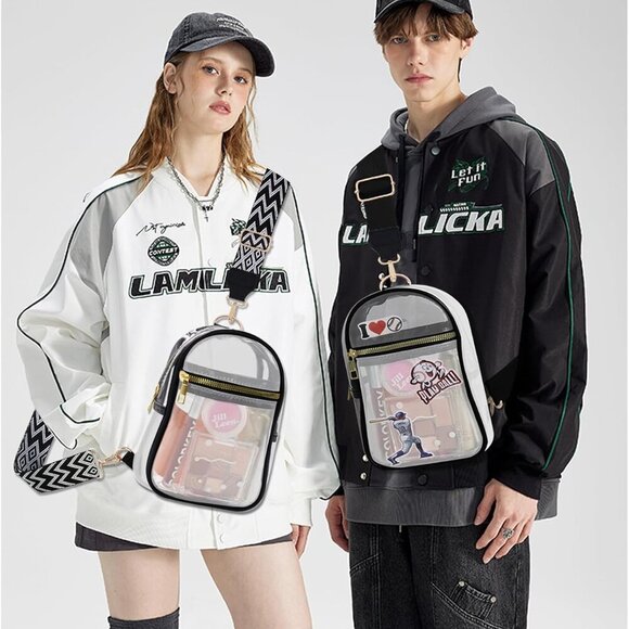 Stylish Clear Stadium Bag for Concerts & Events - Adjustable Straps Included - Picture 3 of 7